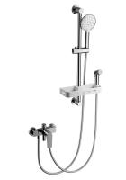 Смеситель для душа Wonzon & Woghand WW-A31003-CR хром глянцевый с гарнитуром и гигиеническим душем