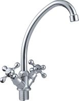 Смеситель для кухонной мойки Haiba CN4008-2 хром