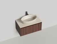 Тумба под раковину Salini Domino 80 см 27D208 окрашивание по RAL шпон