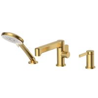 Смеситель на борт ванны Esko Sochi Gold SC355Gold золотой сатин матовый