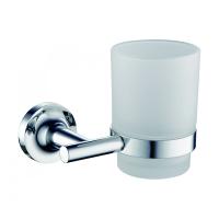 Стакан для зубных щеток Wonzon & Woghand Simple WW-6521 хром глянцевый с держателем