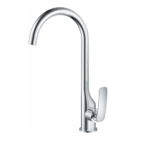 Смеситель для кухонной мойки Haiba HB70616 хром