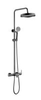 Душевая стойка со смесителем Boheme Eterna 178-GM графит