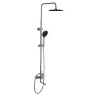 Душевая стойка со смесителем Esko Lagos Gun Metal ST205LGGM оружейная сталь матовая