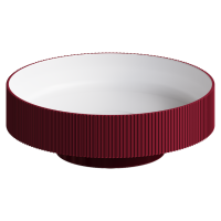 Накладная раковина Boheme Sole 40 см 801-R-BUR Burgundy