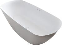 Ванна из литьевого мрамора Riho Bilo 165x75 B128001105 белая матовая отдельно стоящая