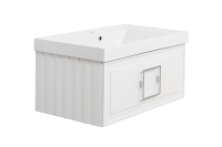 Тумба под раковину LaFenice Cubo FNC-01-CUB-B-80 80 см белая матовая