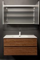 Зеркальный шкаф Armadi Art Vallessi 80 см 547-Z с подсветкой зебрано