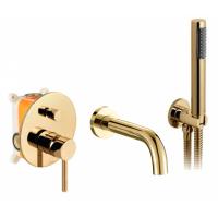 Душевой комплект Rea Lungo REA-P4563 gold
