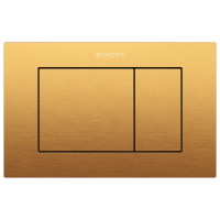 Кнопка смыва Boheme матовое золото