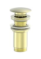 Донный клапан для раковины Wonzon & Woghand WW-88SS09-BG золото брашированный