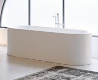 Ванна из искусственного камня Riho Valor 170x70 B131001105 белая отдельно стоящая