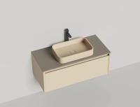 Тумба с раковиной Salini Domino 100 см 27D110ON окрашивание по RAL эмаль Onda Plus