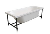 Ванна акриловая Radomir Виктория Лайт 170x75 2-01-0-0-1-259Р пристенная c каркасом