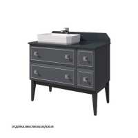 Тумба под раковину Caprigo Metropol 13717.30 L 100 см L напольная (эмаль)