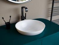 Раковина полувстраиваемая Salini Marea 03 1802203M 40 см белая матовая