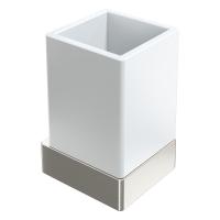 Стакан для зубных щеток Boheme Qubic 10724-NB никель