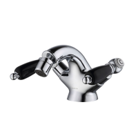 Смеситель для биде Caprigo Adria-Classic Black Edition 03B-530-crm хром