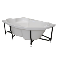 Ванна акриловая Radomir Ирма 150x95 L 2-01-0-1-1-216 угловая c каркасом