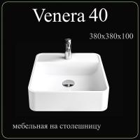 Накладная раковина Madera Venera 4627173210744 40 см белая глянцевая