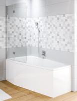 Шторка на ванну Riho Novik 80x150 G003042120 профиль хром