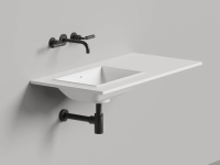 Подвесная раковина Salini Onda Edge Square 14022061MN 40 см белая матовая