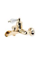 Смеситель для ванны с душем Boheme Vogue Crystal 213-CRST золото