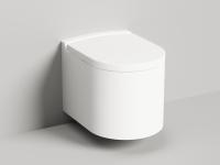 Унитаз подвесной Salini Gemelli 240121KM только светлые оттенки RAL Classic матовый с крышкой