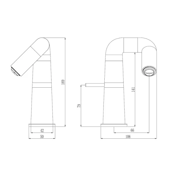 Смеситель для раковины Haiba HB10813-7 черный