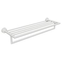 Полотенцедержатель Bemeta White 104219074 белый матовый с полкой