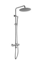 Душевая стойка Boheme Uno Inox 468-T-INOX нержавеющая сталь с термостатом