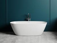 Ванна из литьевого камня Salini Sofia 165x75 102511G белая глянцевая отдельно стоящая