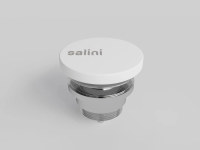 Донный клапан для раковины Salini 166202G белый глянцевый