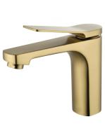 Смеситель для раковины Wonzon & Woghand WW-XH-013-BG золото брашированный