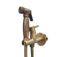 Смеситель гигиенический Webert Elio EL870301065 бронза матовый с внутренней частью