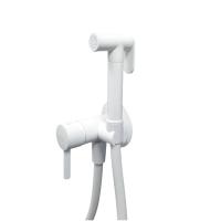 Смеситель гигиенический Webert Sax Evolution SE870303740 белый матовый с внутренней частью