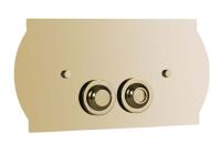 Кнопка смыва Boheme бронза