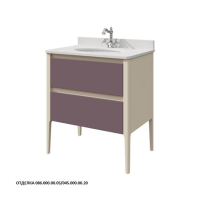 Тумба под раковину Caprigo Orlando ORL80 80 см напольная (эмаль)
