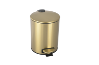 Ведро для мусора Boheme Uno 10426-MG золото с педалью