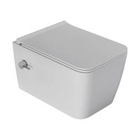 Унитаз подвесной Boheme Zen 967-SET-2-MW белый с крышкой с функцией биде