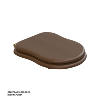 Крышка-сиденье Caprigo Borgo KFm-BB бронза с механизмом плавного закрывания (дерево)