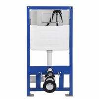 Инсталляция Sapbox 108C.500.01.806SS-CH для унитаза с кнопкой смыва хром глянцевый