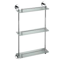 Полка для ванной тройная Bemeta Omega 104202132 хром глянцевая