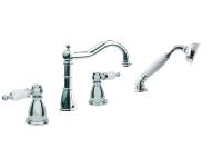 Смеситель на борт ванны Boheme Cromo 396 хром глянцевый