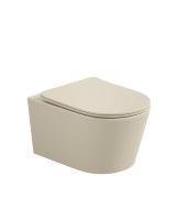 Унитаз подвесной Sapbox Lumara SB1124C1-MKH Rimless хаки матовый