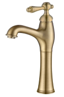 Смеситель для раковины Caprigo Fonte 12-525-vot бронза с донным клапаном и подводкой