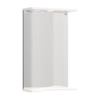 Зеркало Onika Коралл 45x90 204501 белое с подсветкой