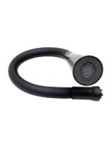Смеситель для кухонной мойки Esko EH401BL черный с гибким изливом