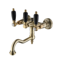 Смеситель для ванны Caprigo Adria-Classic Black Edition 03B-518-vot бронза