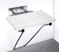 Сиденье Bemeta Help Program 301102181 белое откидное с опорной ножкой